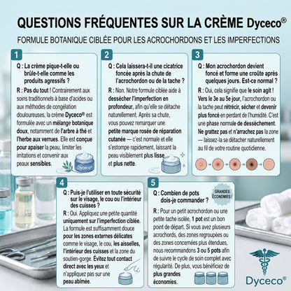 Dyceco® 🍁 𝐂𝐫è𝐦𝐞 𝐄𝐟𝐟𝐚𝐜𝐞𝐮𝐫 𝐝’𝐀𝐜𝐫𝐨𝐜𝐡𝐨𝐫𝐝𝐨𝐧𝐬 & 𝐝𝐞 𝐓𝐚𝐜𝐡𝐞𝐬 – 𝟕 𝐉𝐨𝐮𝐫𝐬(𝐅𝐨𝐫𝐦𝐮𝐥𝐞 𝐙é𝐫𝐨 𝐃𝐨𝐮𝐥𝐞𝐮𝐫, 𝐙é𝐫𝐨 𝐂𝐢𝐜𝐚𝐭𝐫𝐢𝐜𝐞)