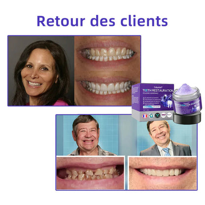 30% de réduction supplémentaire Trilumia® Teeth Restoration Poudre Minérale 👨‍⚕️ (Recommandé par Association Dentaire Française) 👨‍⚕️