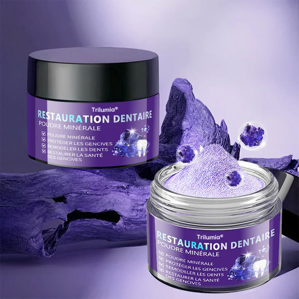 30% de réduction supplémentaire Trilumia® Teeth Restoration Poudre Minérale 👨‍⚕️ (Recommandé par Association Dentaire Française) 👨‍⚕️