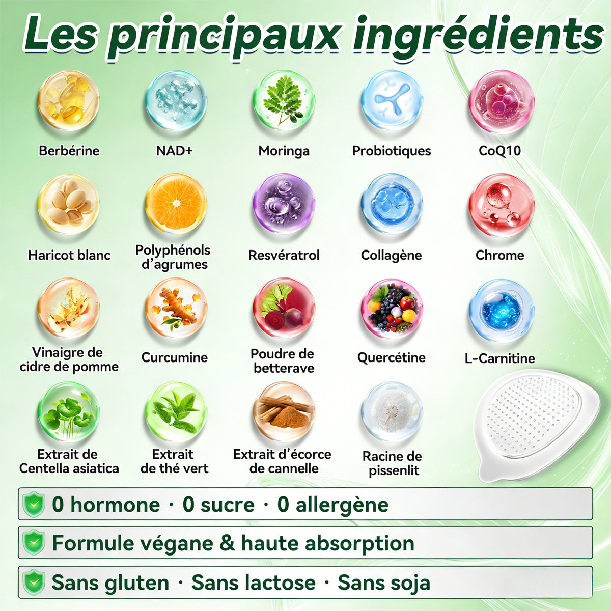 Magasin Officiel🎁|H𝐞a𝐥r𝐢z𝐞® Moringa · BERBÉRINEX NAD+12-EN-1 Patch avancé à micro-aiguilles nano ✅(Une application quotidienne, résultats visibles en 7 jours)  Obésité, Diabète, Apnée du sommeil, Problèmes articulaires🔅